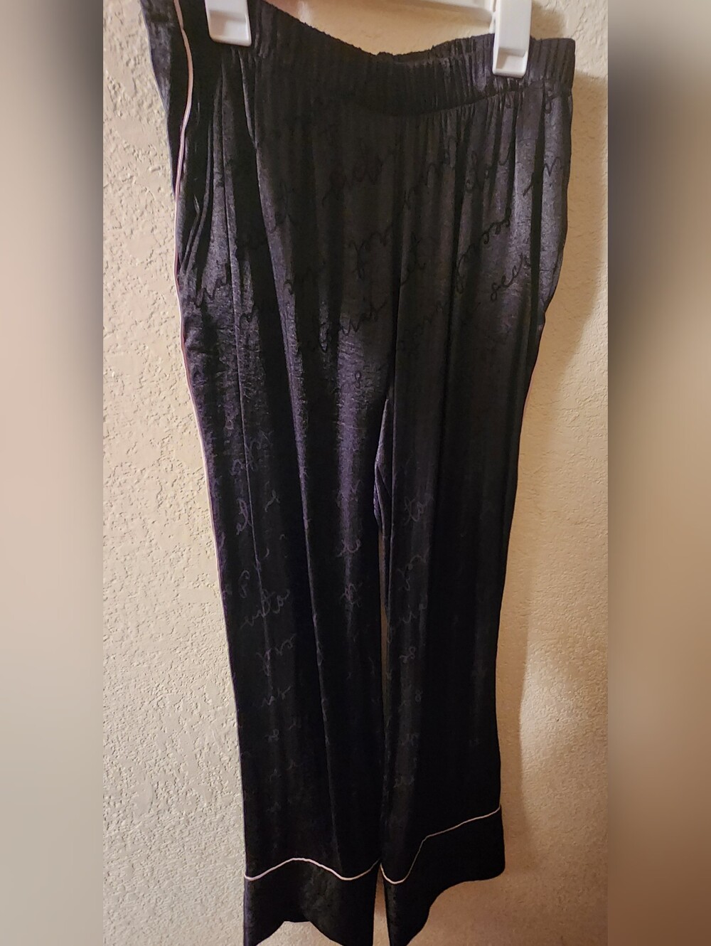 Victoria's Secret Black Wide-Leg Lounge Pants - Women (Never Worn)